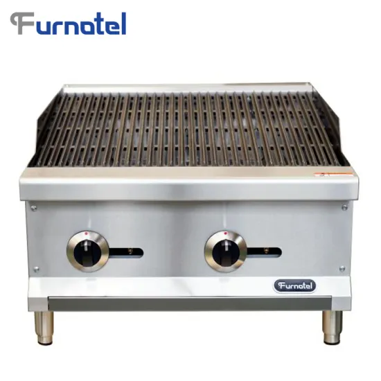 Commercial Stainless Steel American Style Gas Charbroiler Grill Barbecue