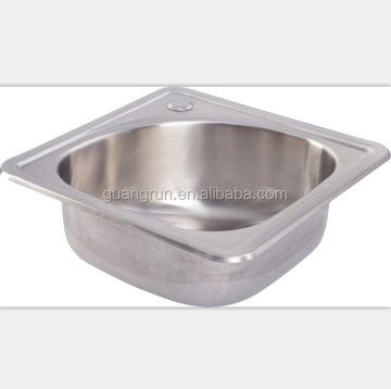 GR-524 Stainless Steel Undermount Corner Small Hand Wash Kitchen Basin Sink