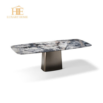 Luxury Modern Carrara White Marble Round Dining Table