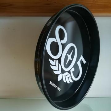 Metal Tin Round Tray for Bar Party