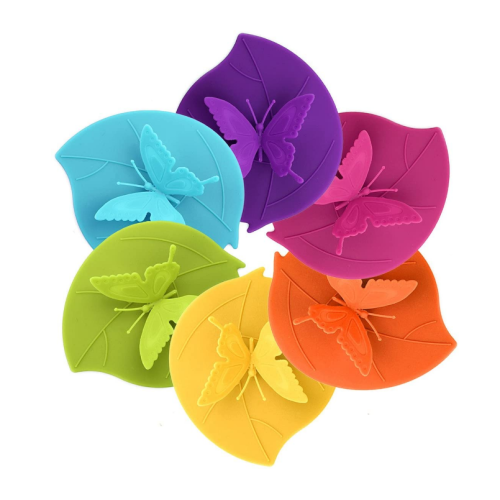 Creative Butterfly Silicone Cup Lids