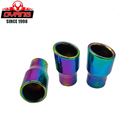 Rainbow Color Stainless Steel Auto Muffler Tips and Exhaust Pipes