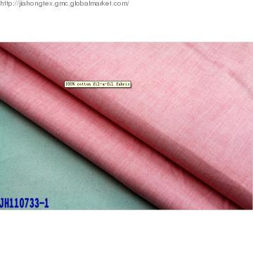 100% Cotton  Fil-a-fil Yarn Dyed Fabric  for Shirting