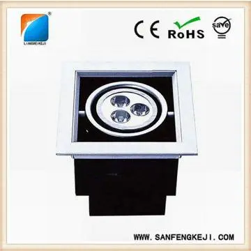 High Brightness IP44 3W LED Recess Down Light