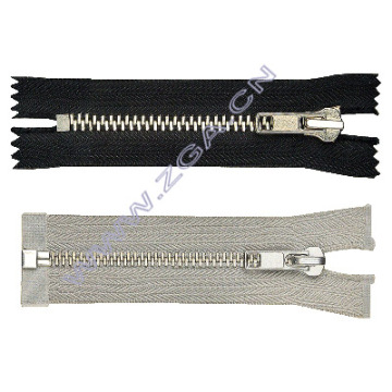 No.5 nickle Brass  Zipper,metal zipper,garment accessories