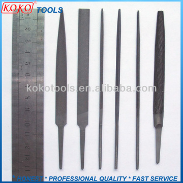 6pcs no handle bulk packing steel key files stainless steel hand file