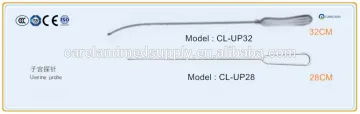 High Class Uterine Cervical Probe Sound Surgica Instrument set, graduated, Gynecology for Delivery Room