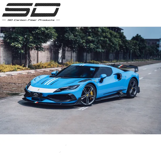 BatFury Aero Style Dry Carbon Fiber Body Kits for Ferrari 296 GTB