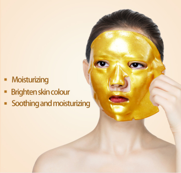 Wholesale Aloe Vera Diamond Silicone Bio Collagen Crystal 24k Gold Facial Mask