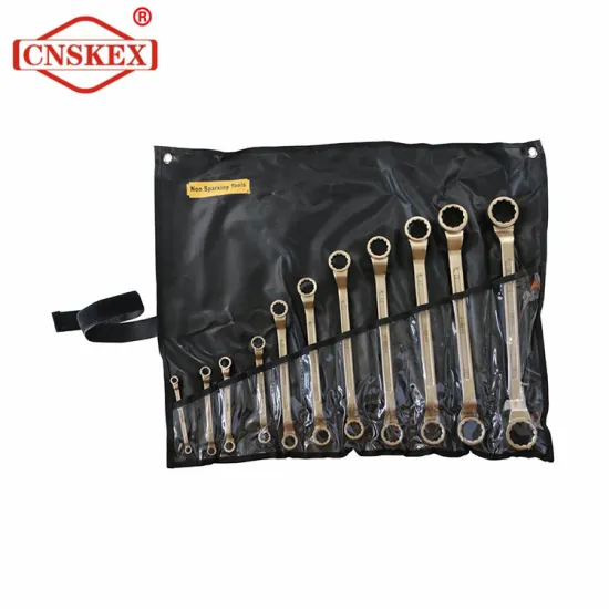 Non-sparking Wrench Double Box Offset 10Set
