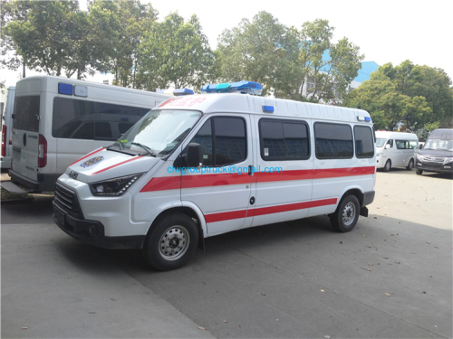 ambulance van vehicle truck with equipment