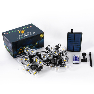 Best Seller Outdoor Solar Garden Warm White 15/25 Ball String Lights