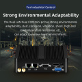 Mini PC Fanless Mini J1800 Промышленный мини -настольный компьютер