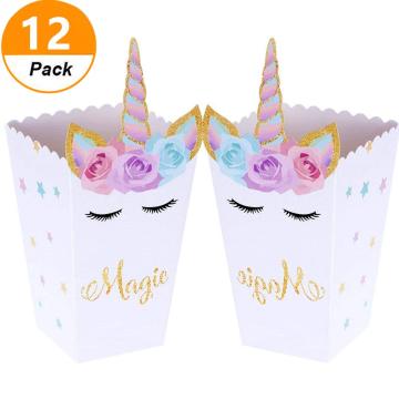 12 UNICORN PARTY FAVOR BOXES SET-0