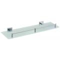 Glass shelf single hanging with glass chrome finishing