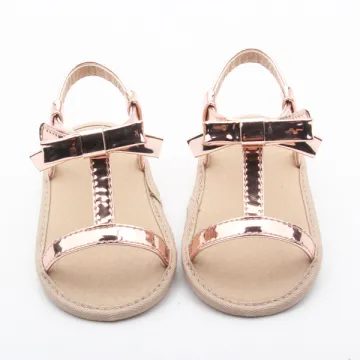 Stylish kids girls party footwear baby PU leather sandals