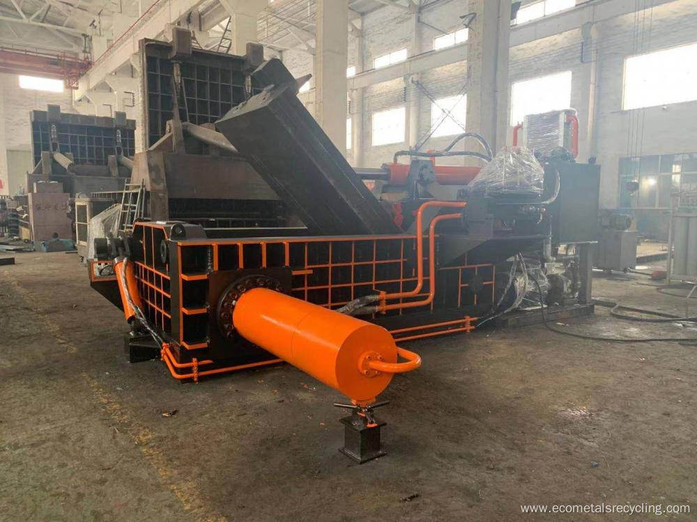 Hydraulic Waste Metal Scrapped Car Turn-out Baling Press