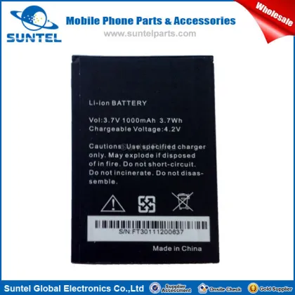 3.7V 1000mAh Universal Replacement Battery For SYMPHONY FT30
