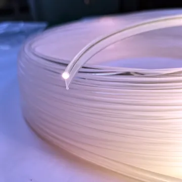 3.0mm Black or White Skirt Side P Shape Optical Fiber Car Interior Lighting Installation