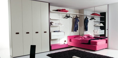 Good Quality Half Open Woooden Bedroom Wardrobe