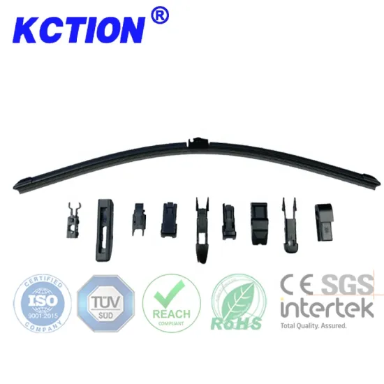 2024 Wholesale Soft Rubber Frameless Bracketless Car Wiper Blades