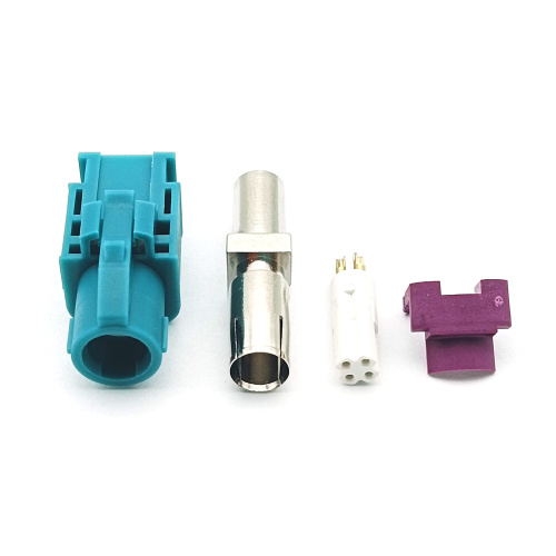 Universal 4 Pole HSD Solder Female Cable Connector