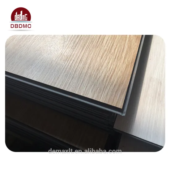 Luxury Vinyl Tile Click Lock Plastic Wood Embossed Pvc Flooring Plank