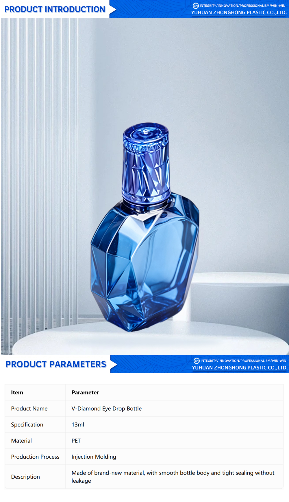 V-Diamond Eye Drop Bottle X