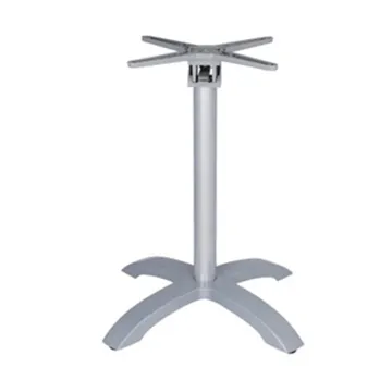 Grey Folding Aluminum Table Base