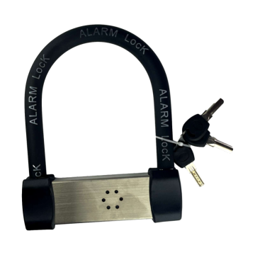 High Quality Anti-theft U-lock Padlock with Alarm for Motorcycle and Doors