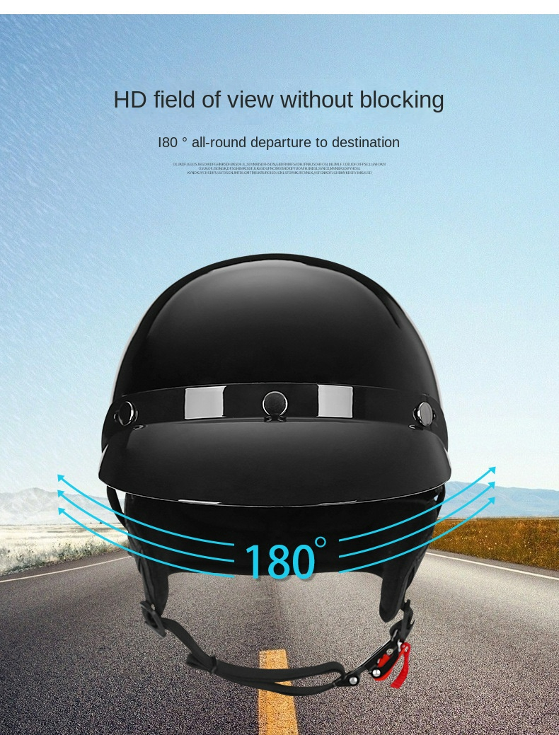 Battery Motorcycle Summer Safety Helmet