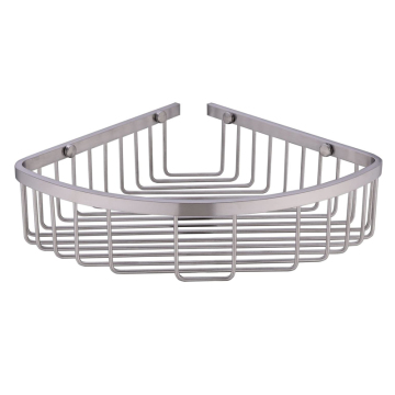 Wall-Mounted Stainless Steel Bathroom Corner Shelf Shower Hanging Rack