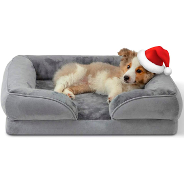 Removable Washable Bolster Foam Sofa Cover for Dogs