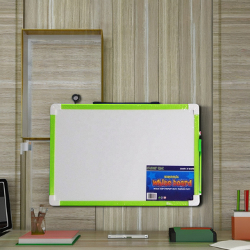 Customized 30x20cm Mini Magnetic Dry Erase Whiteboard with Colorful Plastic Frame