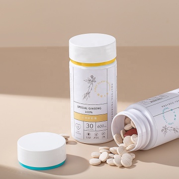 Solid Powder Healthcare Product Plastic Packing: Pharmaceutical Pill Capsule PE Supplements Bottle