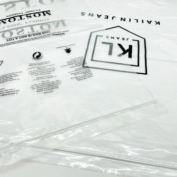 Hot Selling Eco-friendly Zipper Resealable Frosted and Transparent Plastic Zip Lock Bag