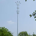 25m Galvanisé GSM Communication Pole monopole