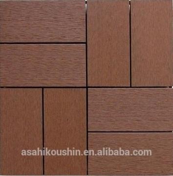 Waterproof / stain resistance durable DIY swimming pool deck tiles/WPC decking tiles