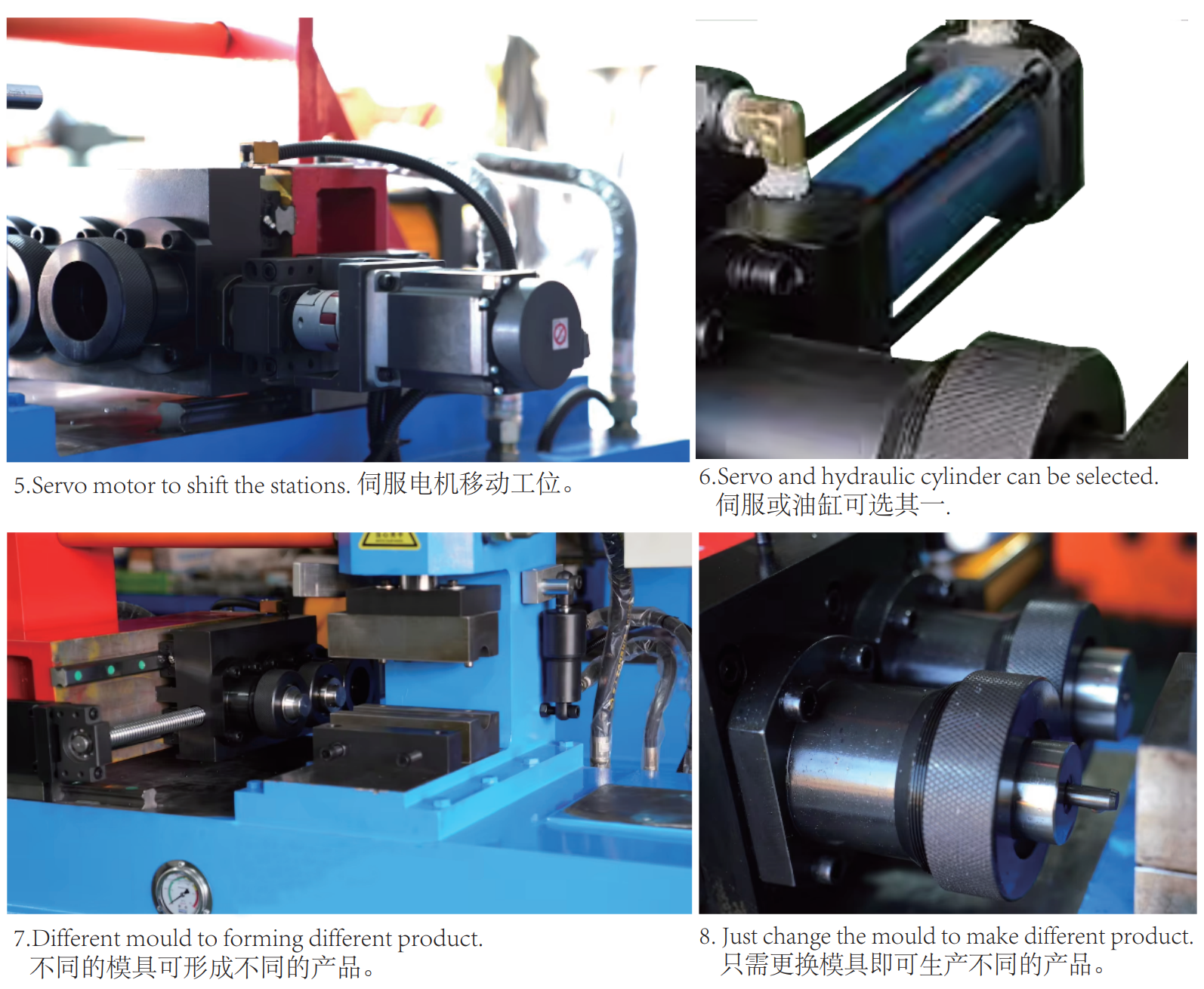 Pipe end forming tool
