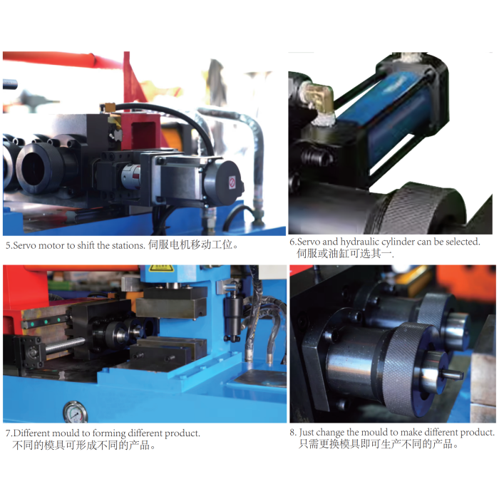 Boru ucu şekillendirme makinesi