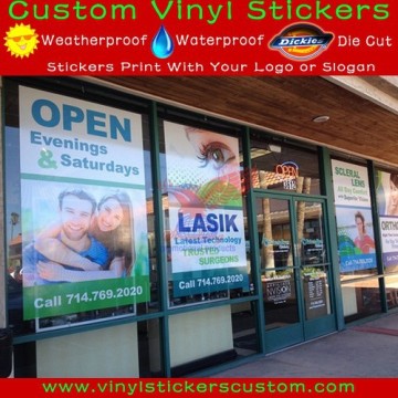 promotional window stickers