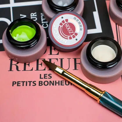 Nail Art Drawing Gel Paint Pudding Nail Mud Gel Polish Solid Cream Gel Polish