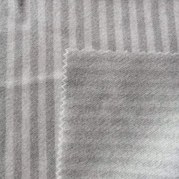 Cation Poly Vertical Stripe Double Jersey