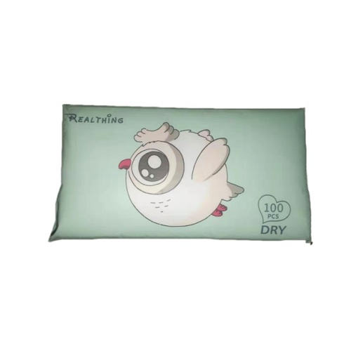 100% Cotton Biodegradable Organic Baby Dry Wipes