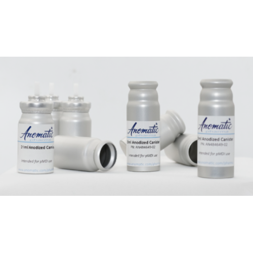 MDI canisters 'anodized canisters