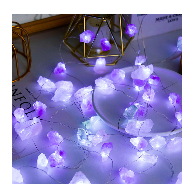 Natural Crystal String Lights