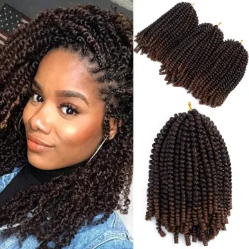 Spring Twist Wholesale: 8-12 Inch Kenya Spring Twists Crochet Braids Hair