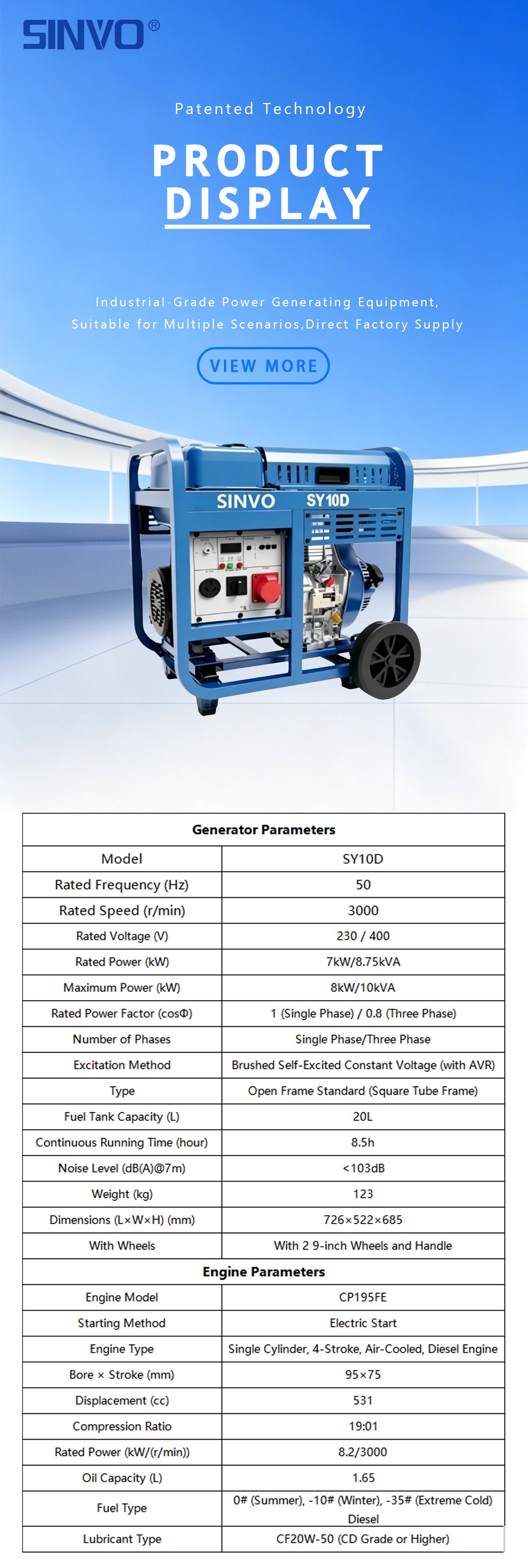 25.SY10D Wheeled Diesel Generator Set 000