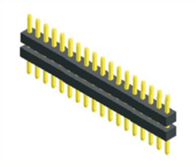 1.00mm Pitch Single Row Straight Double Plastic