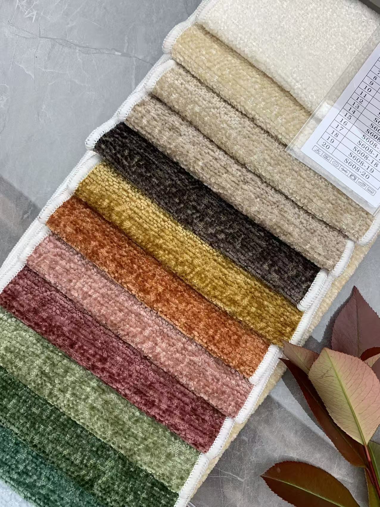 Soft Chenille Upholstery Fabric